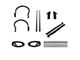 Door Weatherstrip Seal Kit with Chrome Beltlines and Press-on Door Seals (69-72 Blazer, Jimmy)