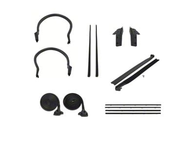 Door Weatherstrip Seal Kit with Glue-on Door Seals (69-72 Blazer, Jimmy)