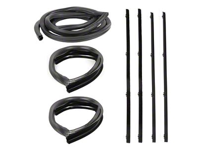 Door Weatherstrip Seal Kit with Glue-on Door Seals (67-72 Suburban)