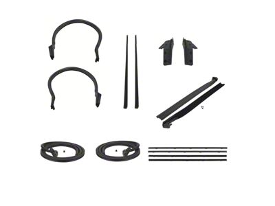 Door Weatherstrip Seal Kit with Press-on Door Seals (69-72 Blazer, Jimmy)