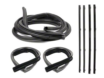 Door Weatherstrip Seal Kit with Press-on Door Seals (67-72 Suburban)