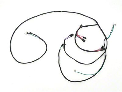 Chevy Truck Engine & Starter Wiring Harness, V8, For TrucksWith Automatic Transmission, 1957