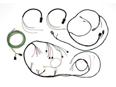 Chevy Truck Engine & Starter Wiring Harness, V8, For TrucksWith Manual Transmission, 1957