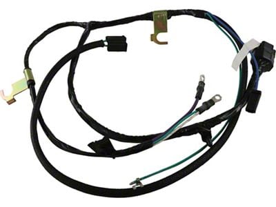 Chevy Truck Engine & Starter Wiring Harness, V8, With Warning Lights, 1962