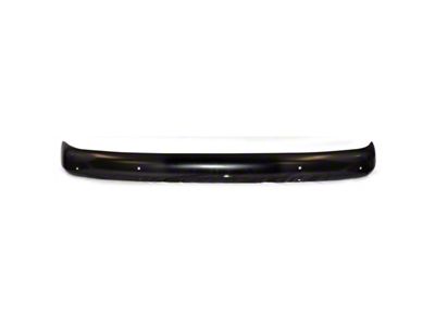 Front Bumper; Black (Late 55-59 Chevrolet Truck)