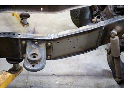 Rust Buster Front Frame Section; Driver Side (73-87 C10 w/ 8-Foot Bed)