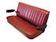 Front Low Back and Rear Bench Seat Upholstery Kit without Seat Belt Cutouts; Black Vinyl/Silver Velour (73-87 Blazer)