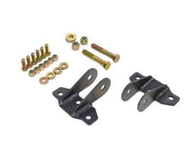 Front Shock Relocation Brackets (63-87 C10, C20, 2WD Suburban)