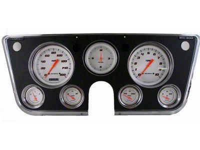 Classic Instruments Chevy Truck Gauge Kit, Classic Instruments, Velocity White Series, 1967-1972