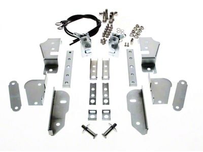 Hidden Tailgate Latch Kit; with Stainless Hardware (47-87 C10, C15, C20, Chevrolet/GMC Truck, K10, K15, K20 Stepside)