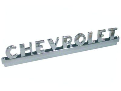 Chevy Truck Hood Side Emblems, Chevrolet, 1950-1952