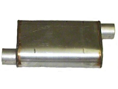 HVS Welded Performance Center/Offset Muffler; 2-Inch Inlet/Outlet (Universal; Some Adaptation May Be Required)