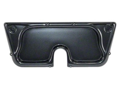 Chevy Truck Instrument Cluster, Carbon Fiber, Without Gauges, 1967-1972