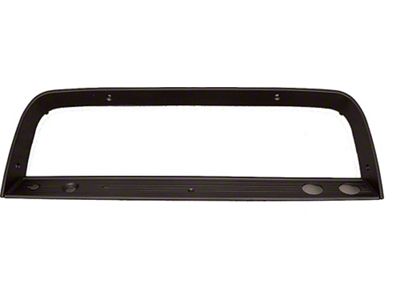 Chevy Truck Instrument Panel Bezel, Black, 1964-1966