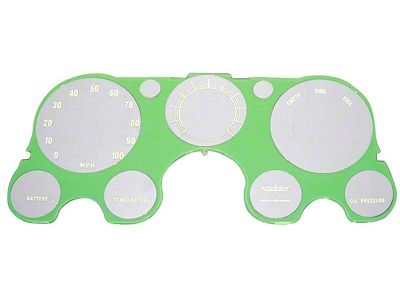 Instrument Panel Lens (69-72 Blazer, C10, C20, K10, K20, Jimmy w/o Gauges & Tachometer)