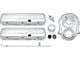 Low Profile Valve Covers and Timing Chain Cover; Chrome (68-80 Big Block V8 C10, C15, K10, K15; Suburban; 73-78 Big Block V8 Blazer, Jimmy)