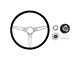 OE Style Comfort Grip Steering Wheel; Silver and Black (73-86 C10, K10, K20)