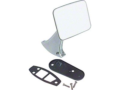 Outer Door Mirror Kit; Passenger Side (67-72 Blazer, C10, C20, Jimmy, K10, K20, Suburban)