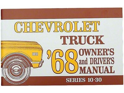 1968 Chevy Truck Owners Manual