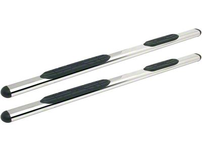 Premier 4 Oval Nerf Side Step Bars; Stainless Steel (88-00 C1500/C2500/C3500/K1500/K2500/K3500 Extended Cab)