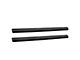 Premier 6 Oval Nerf Side Step Bars; Black (88-00 C1500/C2500/C3500/K1500/K2500/K3500 Extended Cab)