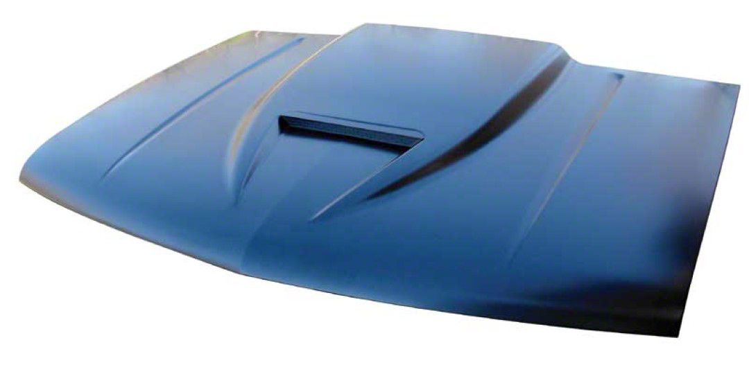 Ecklers Ram Air Style Hood; Unpainted (88-98 C1500, C2500, C3500, K1500 ...