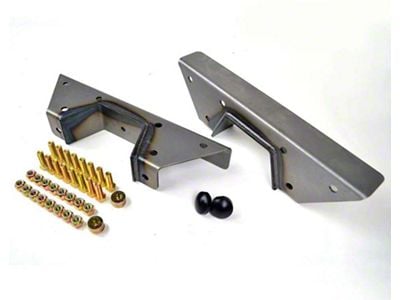 Rear Axle Flip Kit with U-Bolts; 6-Inch (73-87 C10 w/ 3-Inch Axle Tube)