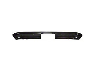 Rear Bumper; Black (67-87 C10 Stepside)