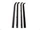 Rear Inner and Outer Weatherstrip Kit; Driver and Passenger Side (76-91 C10, C15, C1500, C2500, C3500, K10, K15, K1500, K2500, K3500)