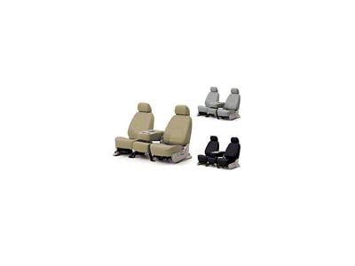 Chevy & GMC Truck Seat Covers, Slip On, Cordura/Ballistic, Front Seat, 40/20/40 Split Bench, With Folding Console, Non-Power, 1500HD, 2001-2006