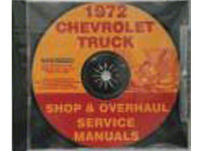 1972 Chevrolet Truck Shop and Overhaul Service Manuals (CD-ROM)