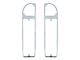 Tail Light Bezels; Clear Anodized (67-72 C10, C20, K10, K20 Fleetside)