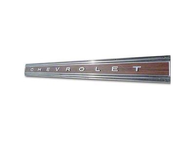 Tailgate Chevrolet Applique Letters Woodgrain 1967-1972