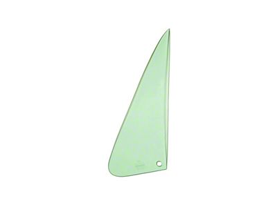 Tempered Vent Window Glass; Driver Side; Green Tint (81-86 C10, K10; 81-91 Blazer, Jimmy)