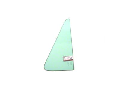 Tempered Vent Window Glass; Green Tint (64-66 C10, C20, K10, K20, Suburban)