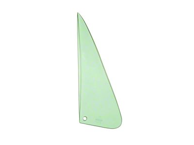 Tempered Vent Window Glass; Passenger Side; Green Tint (73-80 Blazer, C10, C15, Jimmy, K10, K15, K20)