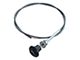 Throttle Cable with Black Knob (Late 55-59 Chevrolet/GMC Truck)