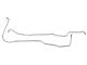 Chevy Truck Transmission Cooler Lines, Stainless Steel, 1963-66