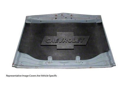 Chevy Truck Under Hood Cover, Quietride AcoustiHOOD, 3-D Molded, With Logo, 1967-1968