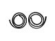 Upper On Door Seal Kit; Driver and Passenger Side (73-77 C10, C15, K10, K15)