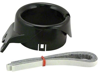 Chevy Truck Vent Ball Housing, Left, Black, 1967-1972