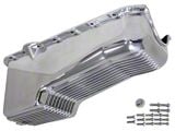 Chevy V8 Small Block Aluminum Stock Capacity Oil Pan, Retro Finned