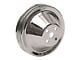 Chevy Water Pump Pulley, Double Groove, Chrome, Small Block, 1955-1957