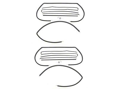 Window Felt Kit,For Vent Delete,2-Dr Sedan,150/210,55-57