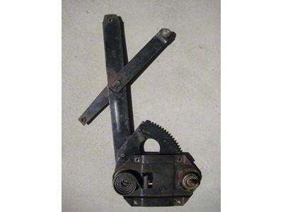 Chevy Window Regulator, Left, Rear, 4-Door Sedan & Wagon, Used, 1955-1957