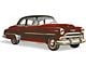 Chevy Windshield, Clear, Business Coupe, Sport Coupe, Styleline 2 & 4-Door Sedan, Left, 1949-1952