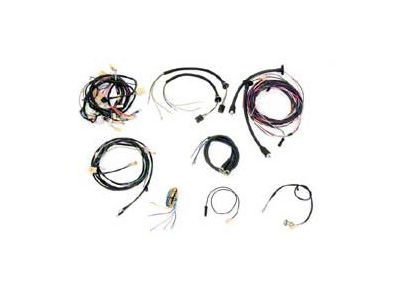 Chevy Wiring Harness Kit, Automatic Transmission, With Generator, Small Block, Nomad, 1955 (Nomad, All Models)