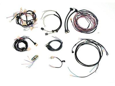 Chevy Wiring Harness Kit, Automatic Transmission, With Generator, V8, 2-Door Hardtop, 1956