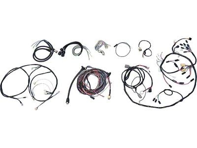 Chevy Wiring Harness Kit, V8, Automatic Transmission, With Alternator, 150 2-Door Sedan, 1955