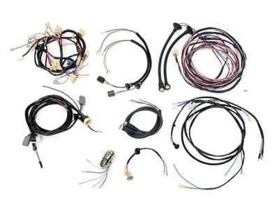 Chevy Wiring Harness Kit, V8, Automatic Transmission, With Alternator, 150 4-Door Sedan, 1956